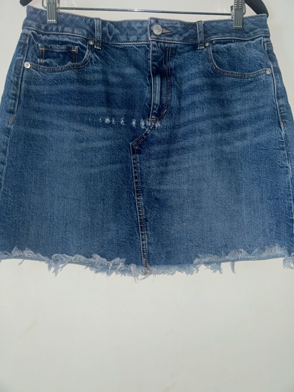 Loft Denim NWOT Mini Skirt - Dark Blue size 10